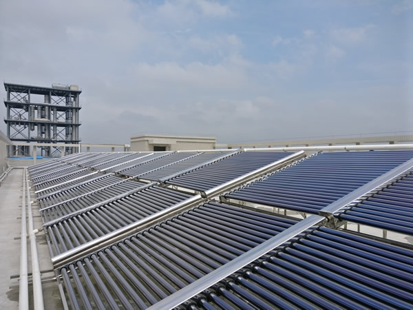 广东锦坤实业1000支太阳能热水工程